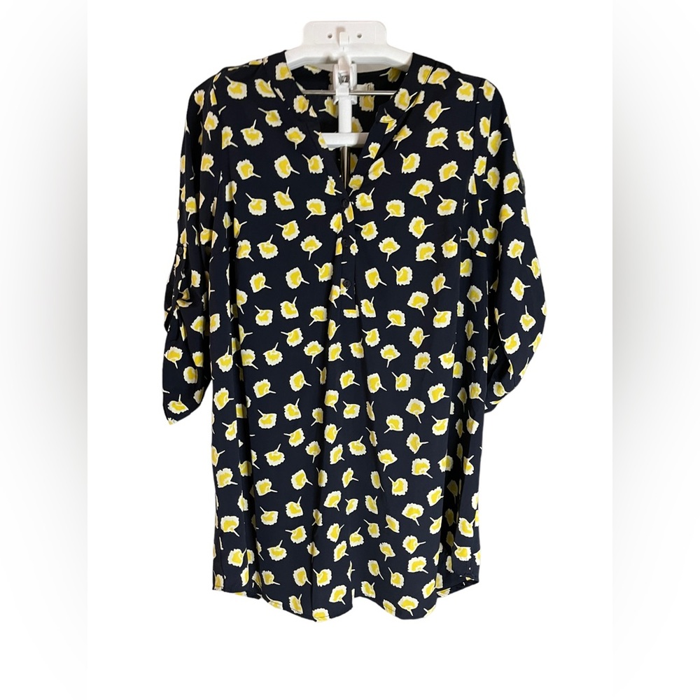 JESSY B. YELLOW FLORAL TUNIC